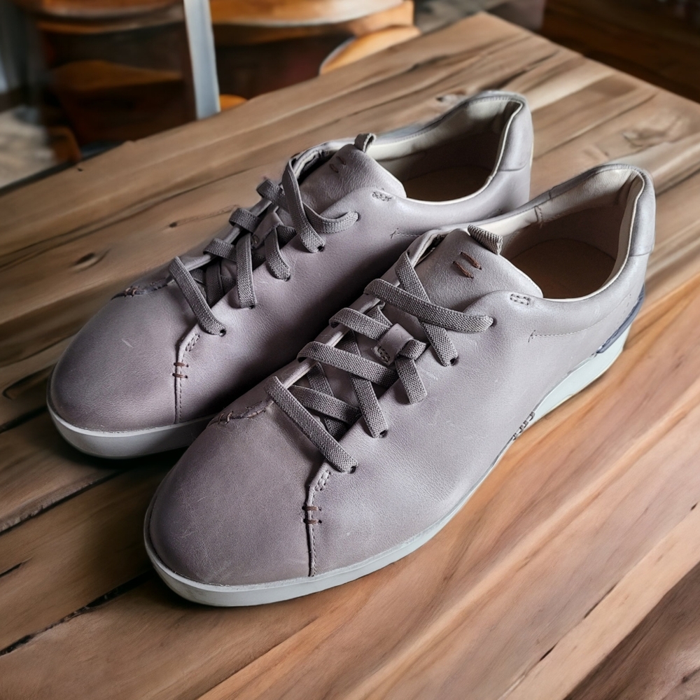 Sperry Casual Sneaker Men's Taupe Gray Lace-up SZ 10